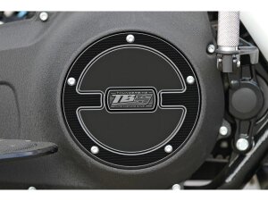 TB-S Clutch Cover Black Cut Anodized