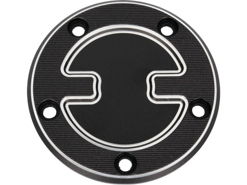 TB-S Timer Cover Black Cut Anodized