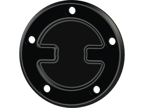 TB-S Timer Cover Black Cut Anodized