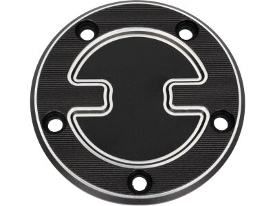 TB-S Timer Cover Black Cut Anodized
