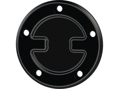 TB-S Timer Cover Black Cut Anodized