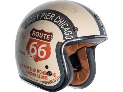 Del Mar (T-50) ECE Retro Jethelm Pacific Coast Highway Graphic "XS"