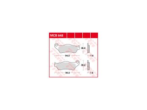 Organic Replacement Brake Pads Organic Rear