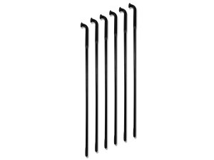 TTS Spoke Set, 21" long, black chrome