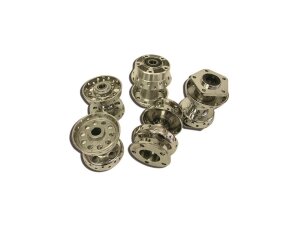 TTS Spoke Set, 21" long, black chrome, for TTS rims