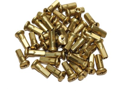 Spoke nipples (40) brass M4, 5mm