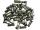 Spoke nipples (40) nickel plated M4, 5 mm