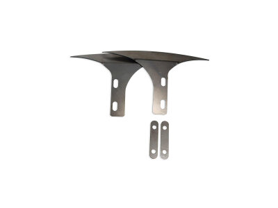 Non Cut Out Front Fender Side Plate Raw