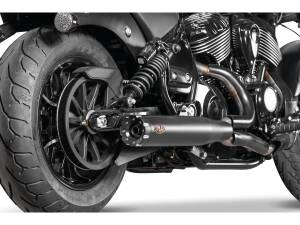 2 in 1 Full System Exhaust Endcap Revolver Stainless Steel Satin