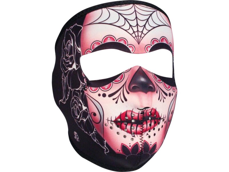 Sugar Skull Neoprene Full Face Mask