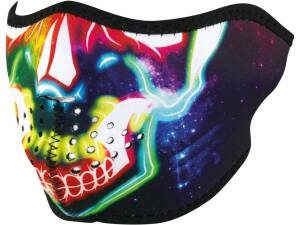 Electric Skull Neoprene Neoprene Half Face Mask