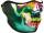Electric Skull Neoprene Neoprene Half Face Mask