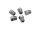 1/8" NPT Brake Line Fitting Chrome