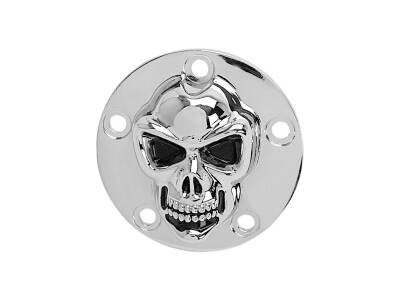 Skull Point Cover 5-hole Chrome