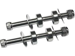 Tour Ease Mini Floorboards Bolt and Spacer Set Chrome