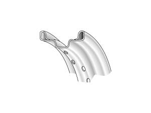 TWISTED 19" SPOKE, SPOOL HUB