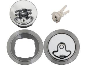 Aircraft Style Gas Cap Set vented/non-vented Gas Cap Kit...