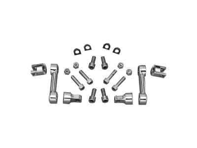 Adjustable Footpeg Mounting Kit for Models with Forward Controls Chrome