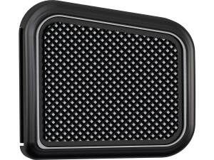 Brake Pedal Pad Satin Design Black Cut