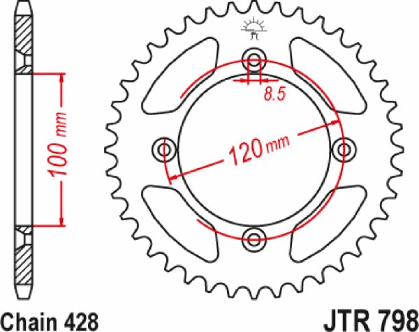 Sprocket Rr Yamaha 51t
