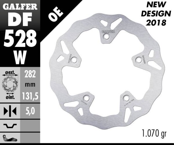 Brake Disc Wave Fixed