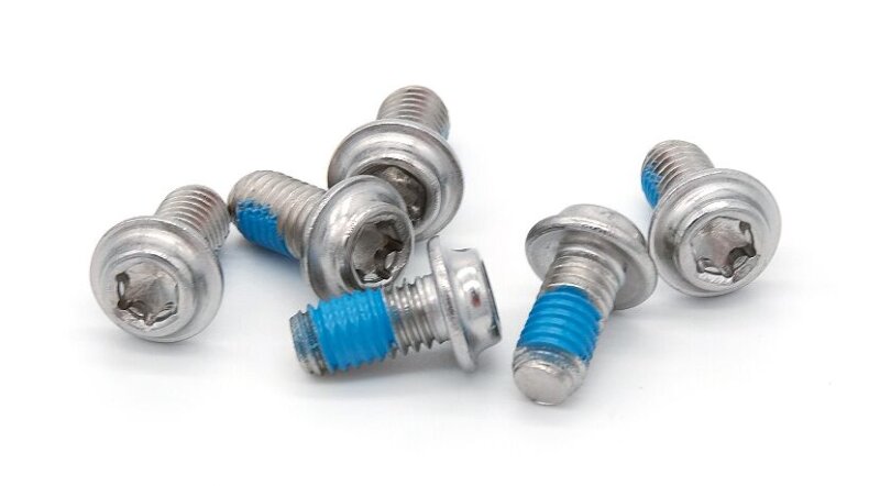 6 Bolts Pack M5x10 For Discs