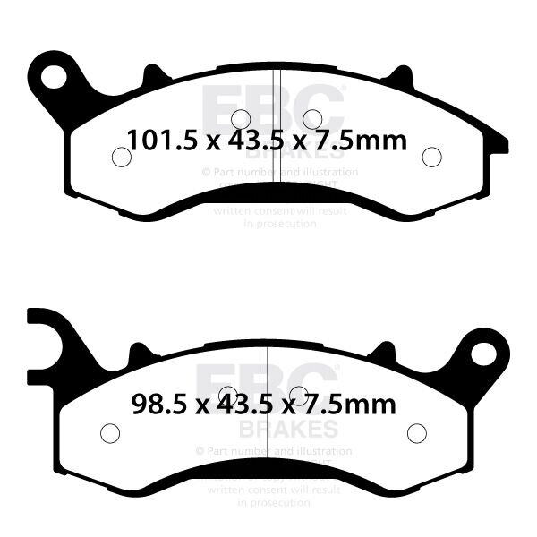 Brake Pad Fa Ser Organic