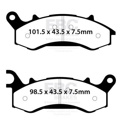 Brake Pad Fa Ser Organic