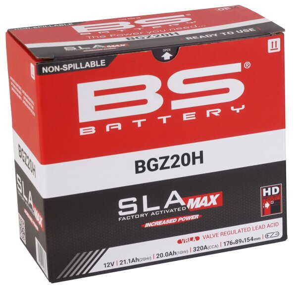 Battery Bs Bgz20h Sla Max