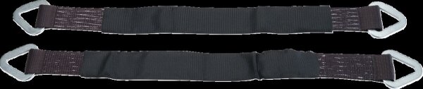 2x30 Axle Strap Blk Pair Mse