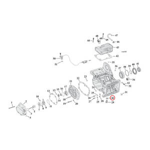 James, O-ring drain, dipstick & oil pump plugs (25pk) | Lieferumfang: Nur ein Teil des abgebildeten Artikels.