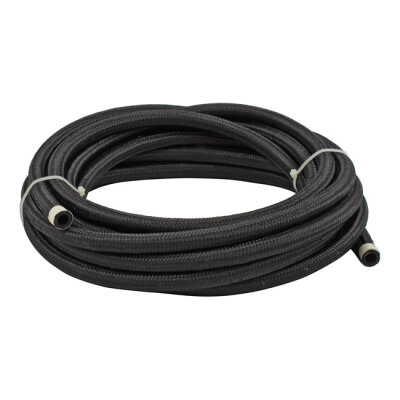 Braided hose 5/16" (8mm). Black nylon | Lieferumfang: Nur ein Teil des abgebildeten Artikels.