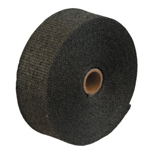 Thermo-Tec, exhaust insulating wrap. 1" wide. Black | Lieferumfang: Nur ein Teil des abgebildeten Artikels.