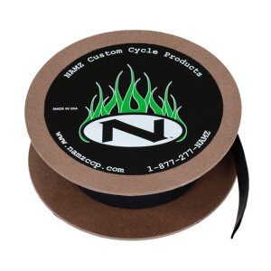NAMZ, heat shrink tube. 25ft roll, 3/4" (19mm). Black | Lieferumfang: Nur ein Teil des abgebildeten Artikels.