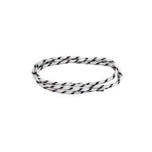 Classic cloth covered wiring, 25ft. roll. White/black |...