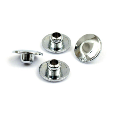 Push-in mushroom allen head plugs 5/16". Chrome | Lieferumfang: Nur ein Teil des abgebildeten Artikels.
