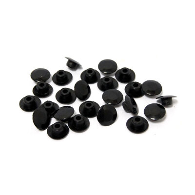 Push-in mushroom allen head plugs 5/16". Black | Lieferumfang: Nur ein Teil des abgebildeten Artikels.