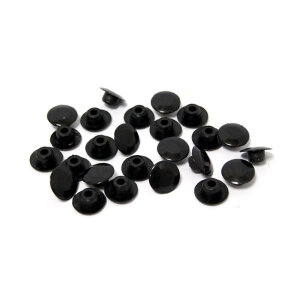 Push-in mushroom allen head plugs 5/16". Black |...
