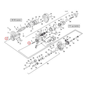 Ball, compression spring starter motor | Lieferumfang: Nur ein Teil des abgebildeten Artikels.