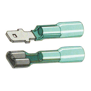 Standard Co, Slide-on terminal connectors 1/4". Blue...