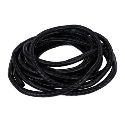 PVC split wiring loom. 50ft, 3/4" I.D. (19mm). Black | Lieferumfang: Nur ein Teil des abgebildeten Artikels.