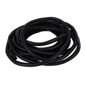 PVC split wiring loom. 50ft, 3/4" I.D. (19mm). Black...