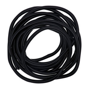 PVC split wiring loom. 50ft, 3/4" I.D. (19mm). Black...