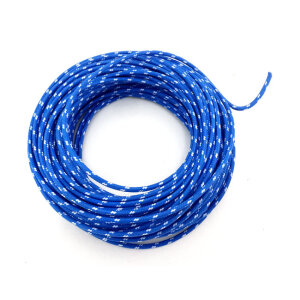 Classic cloth covered wiring, 25ft. roll. Blue/white |...