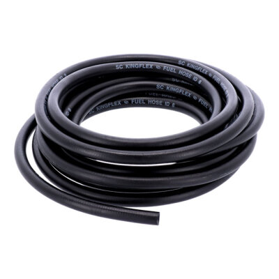 MCS, black neoprene fuel / oil line hose, 8mm (5/16") | Lieferumfang: Nur ein Teil des abgebildeten Artikels.