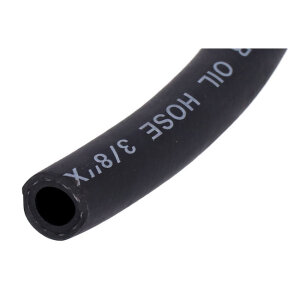 MCS, black neoprene oil line hose, 9.5mm (3/8") | Lieferumfang: Nur ein Teil des abgebildeten Artikels.