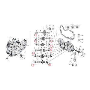Roll pin, cam bushings | Lieferumfang: Nur ein Teil des...