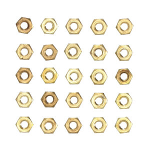 Hex nut, 10/32 x 1/8 x 5/16 - 25 pack | Lieferumfang: Nur ein Teil des abgebildeten Artikels.