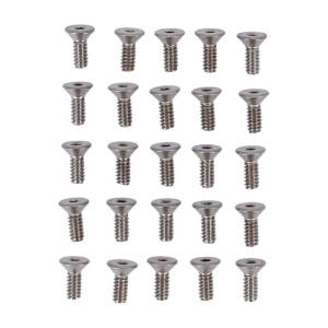 1/4-20 X 3/8 INCH FLATHEAD ALLEN BOLT SS | Lieferumfang: Nur ein Teil des abgebildeten Artikels.