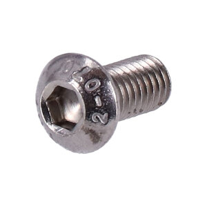 M6 X 12MM BUTTONHEAD BOLT, STAINLESS | Lieferumfang: Nur ein Teil des abgebildeten Artikels.